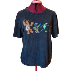 The Muppet Show - CHARCOAL DISTRESSED WASH -  T Shirt - Medium